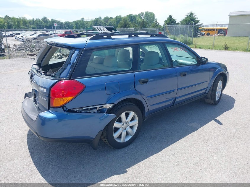 2007 SUBARU OUTBACK VIN: 4S4BP61C977321595