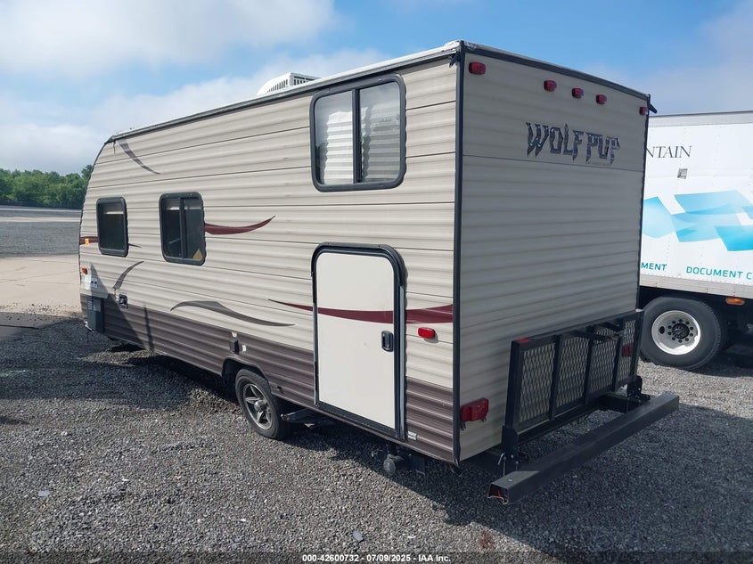 Vin: 4x4tck615gk033360, lot: 43093711, flagstaff by forest river m-19fbs 20163