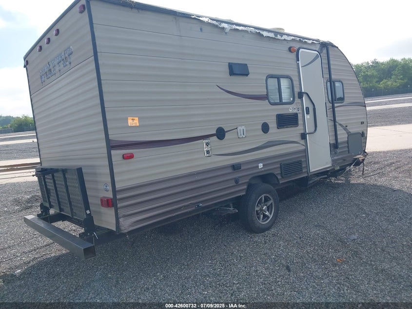 Vin: 4x4tck615gk033360, lot: 43093711, flagstaff by forest river m-19fbs 20164