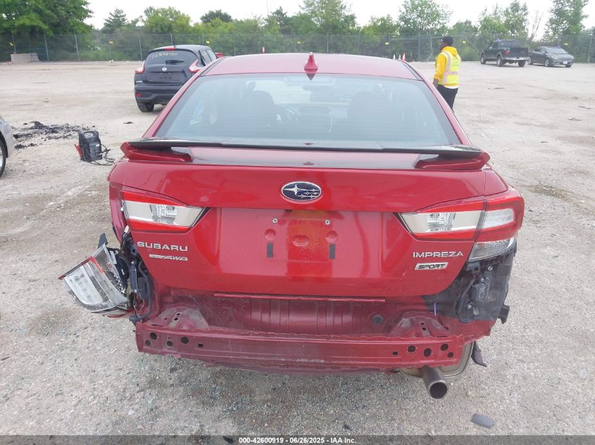 2018 Subaru Impreza 2.0I Sport VIN: 4S3GKAM62J3606834 Lot: 42600919