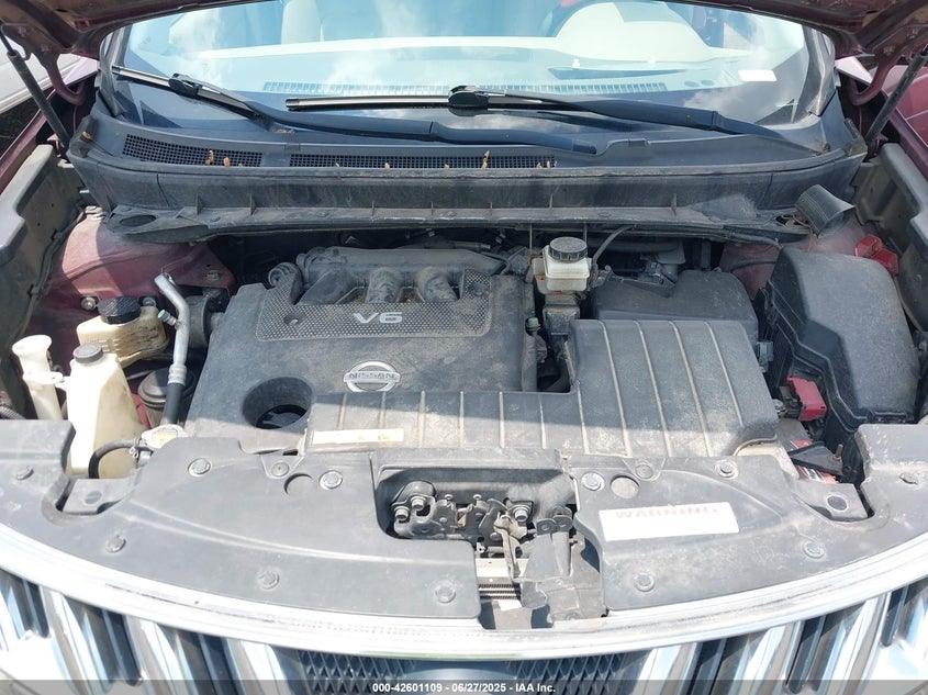 2010 NISSAN MURANO VIN: JN8AZ1MW3AW123051