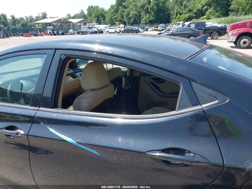 2013 Hyundai Elantra Gls VIN: KMHDH4AE3DU646610 Lot: 42601178