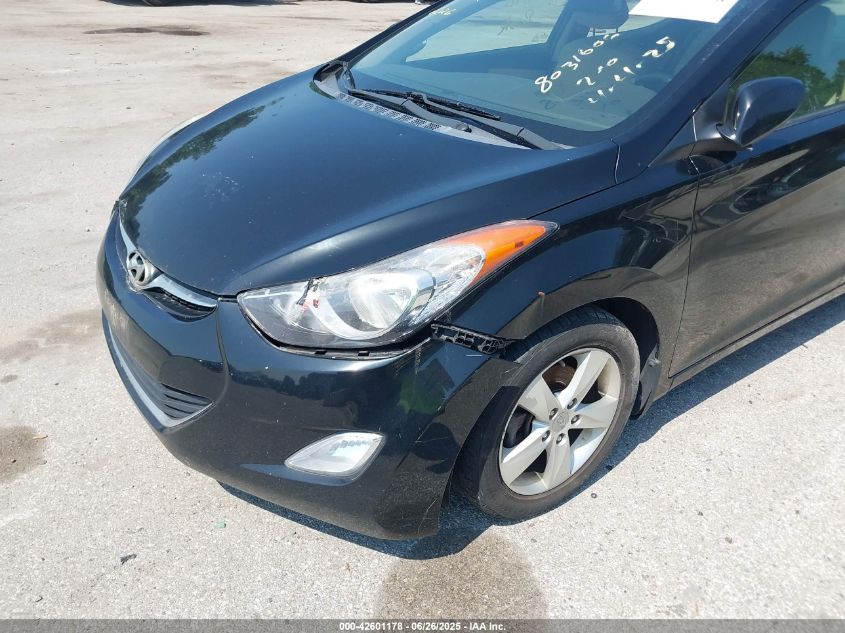 2013 Hyundai Elantra Gls VIN: KMHDH4AE3DU646610 Lot: 42601178