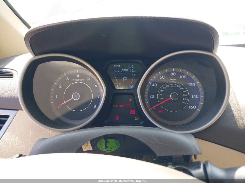 2013 Hyundai Elantra Gls VIN: KMHDH4AE3DU646610 Lot: 42601178