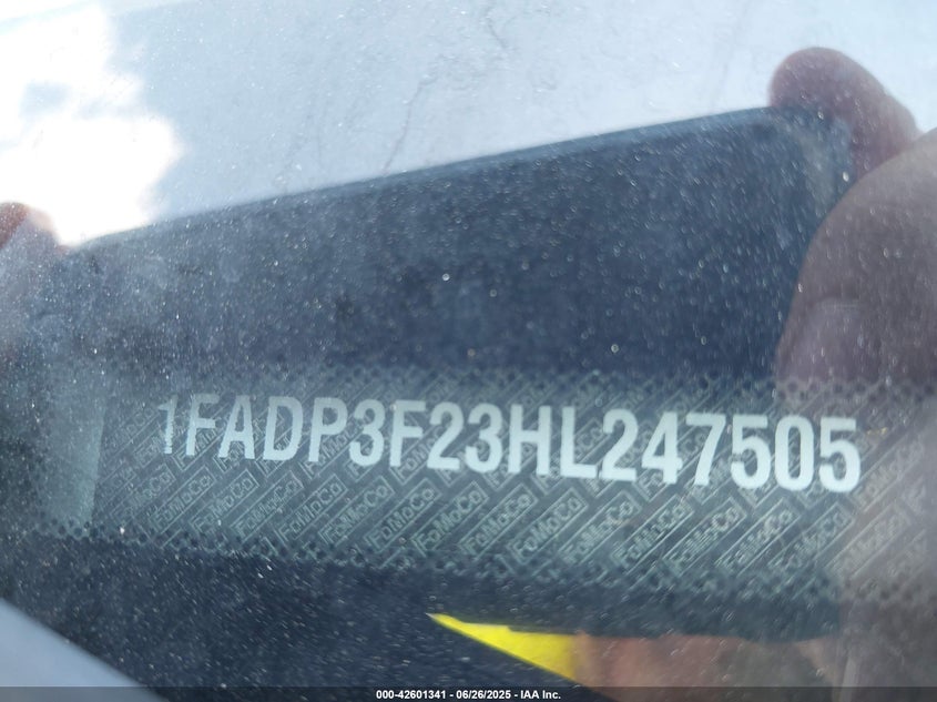 2017 FORD FOCUS SE - 1FADP3F23HL247505