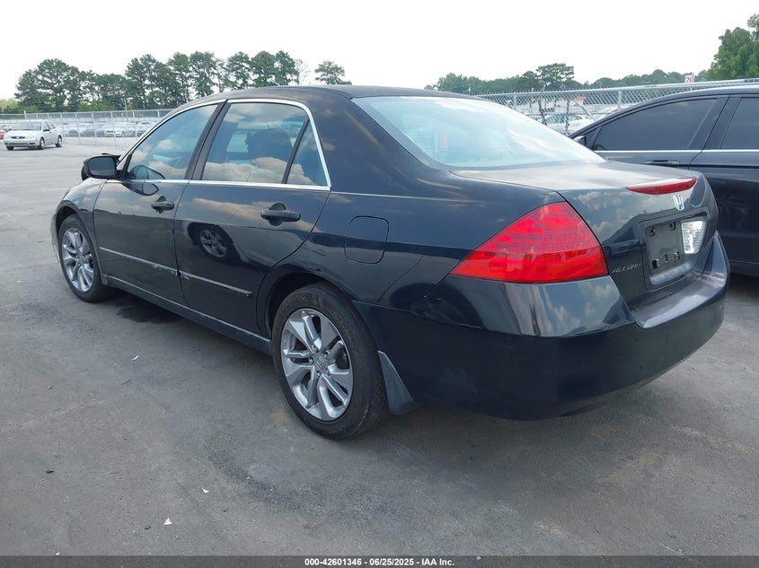 2007 HONDA ACCORD VIN: 3HGCM56437G711286