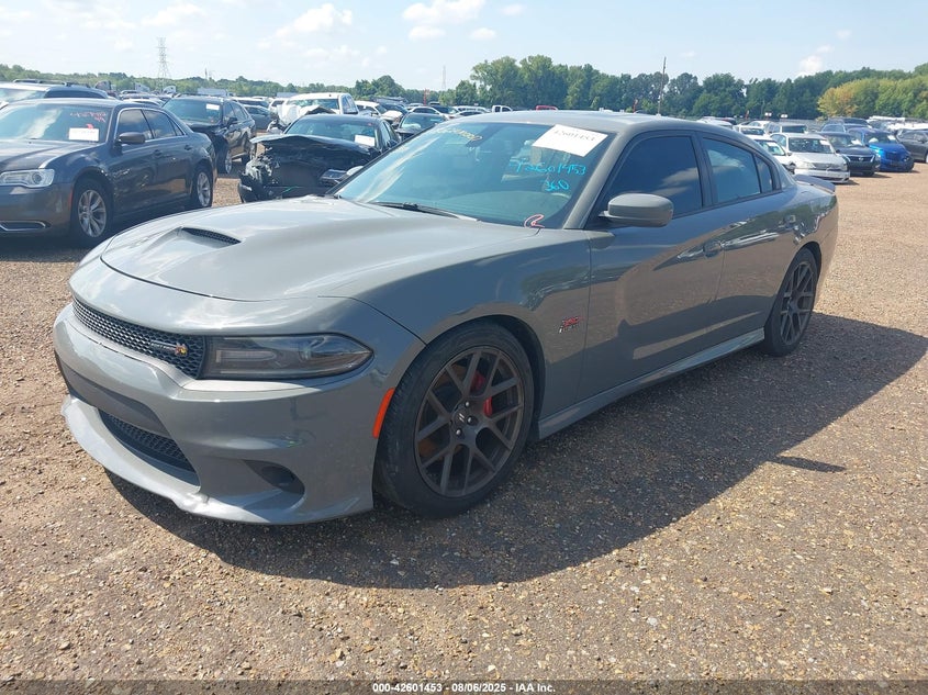 Vin: 2c3cdxgj6hh634580, lot: 43094432, dodge charger r/t scat pack rwd 20172