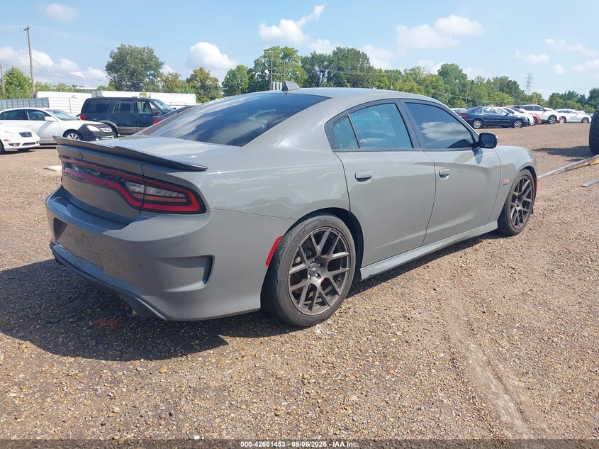 Vin: 2c3cdxgj6hh634580, lot: 43094432, dodge charger r/t scat pack rwd 20174
