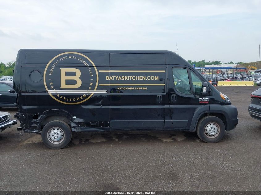 2021 Ram Promaster 2500 High Roof 159 Wb VIN: 3C6LRVDG8ME585020 Lot: 42601543