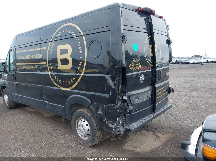 2021 Ram Promaster 2500 High Roof 159 Wb VIN: 3C6LRVDG8ME585020 Lot: 42601543