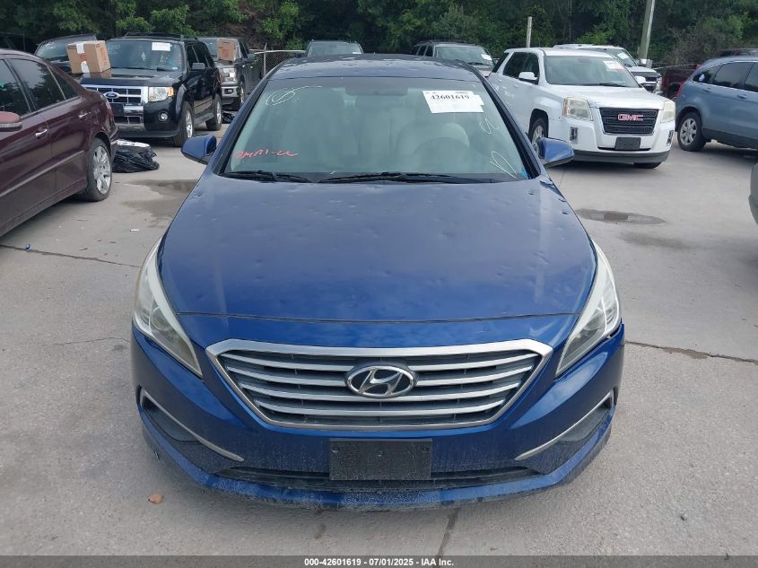 2017 Hyundai Sonata Se VIN: 5NPE24AF6HH437400 Lot: 42601619