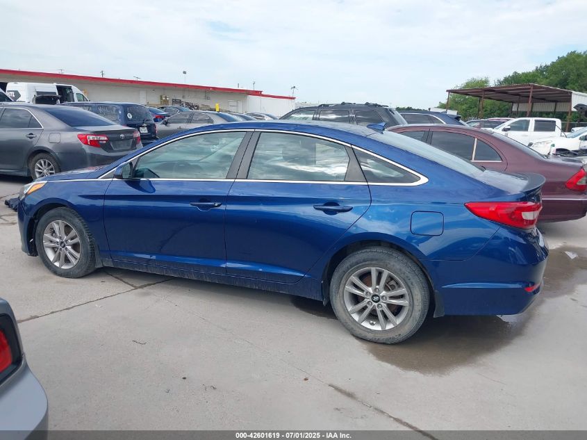 2017 Hyundai Sonata Se VIN: 5NPE24AF6HH437400 Lot: 42601619
