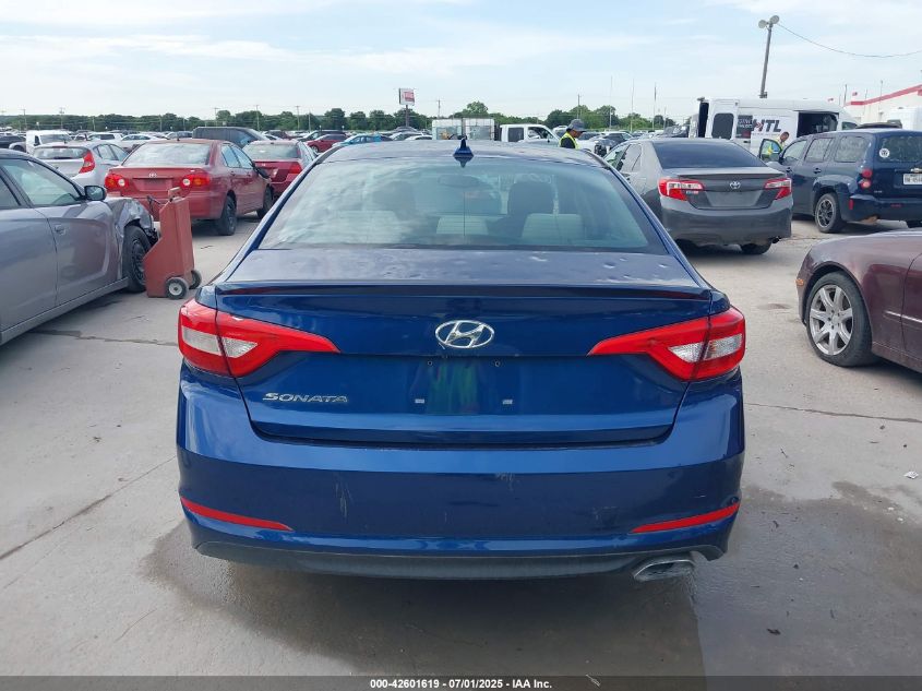 2017 Hyundai Sonata Se VIN: 5NPE24AF6HH437400 Lot: 42601619