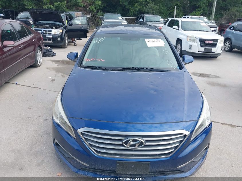 2017 Hyundai Sonata Se VIN: 5NPE24AF6HH437400 Lot: 42601619
