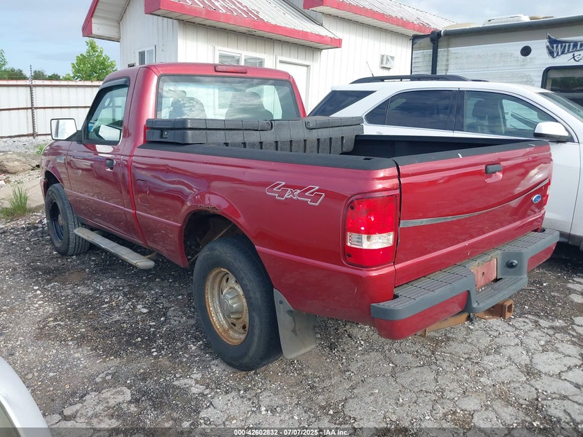 2007 FORD RANGER VIN: 1FTYR11U77PA71259