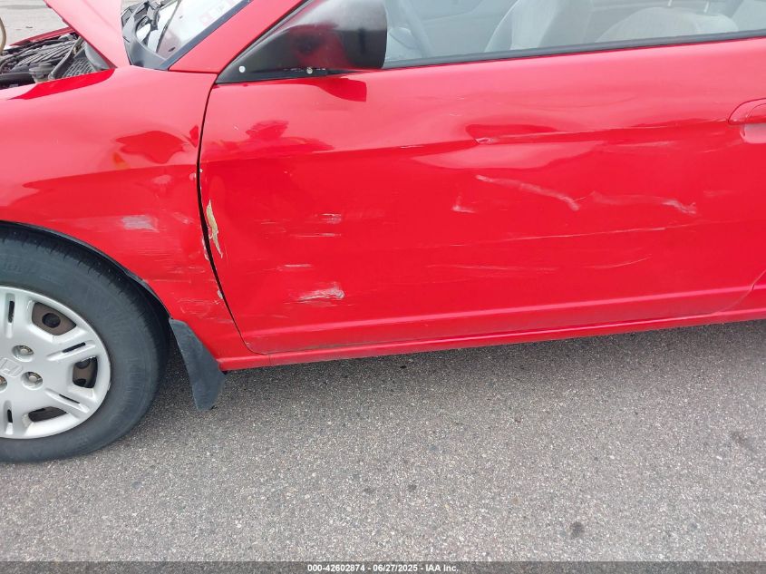 2002 Honda Civic Lx VIN: 1HGEM22582L078883 Lot: 42602874