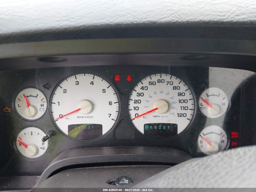 2005 Dodge Ram 1500 Slt/Laramie VIN: 1D7HU18D25S122218 Lot: 42603148