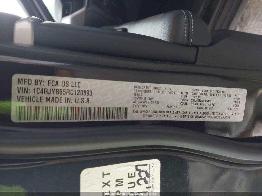 2024 Jeep Grand Cherokee - 1C4RJYB65RC120893