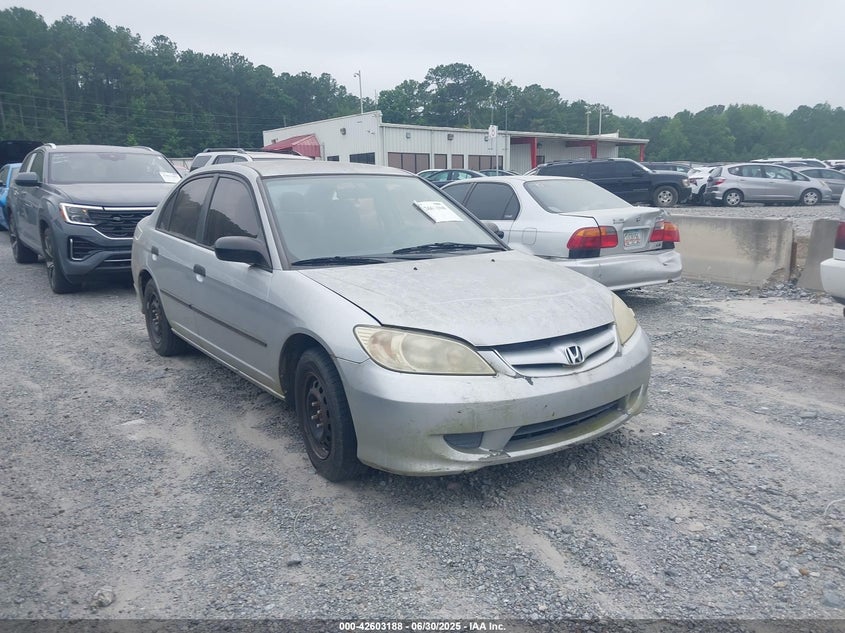 1HGES16385L030264 2005 Honda Civic Vp auction photo 1