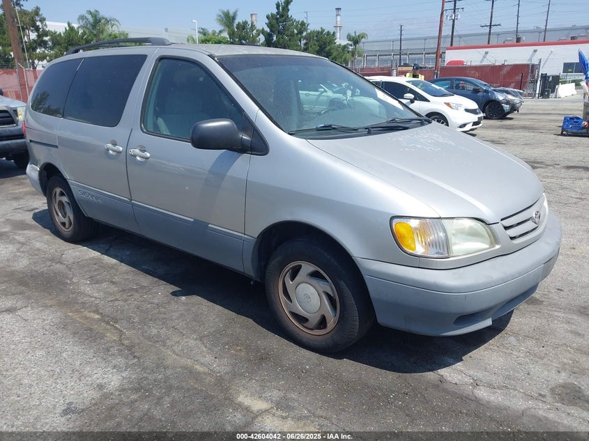 4T3ZF13C51U408654 2001 Toyota Sienna Le auction photo 1