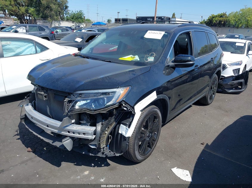 2022 HONDA PILOT VIN: 5FNYF5H24NB011709