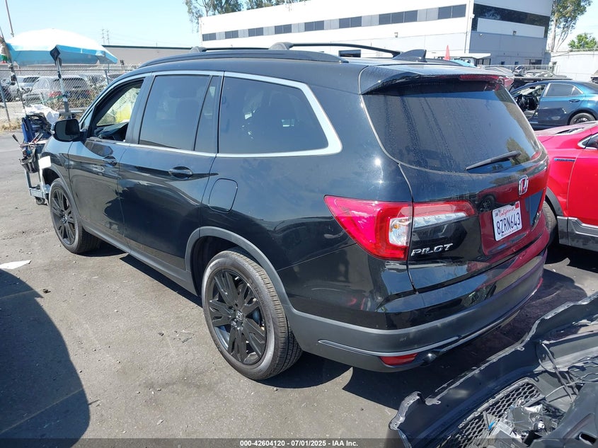 2022 HONDA PILOT VIN: 5FNYF5H24NB011709
