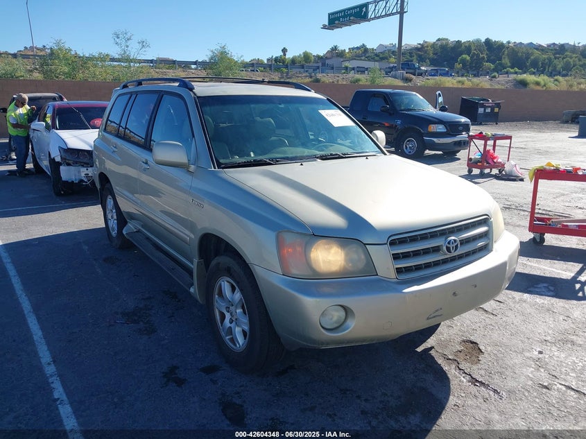 JTEHF21A530120137 2003 Toyota Highlander Limited V6 auction photo 1