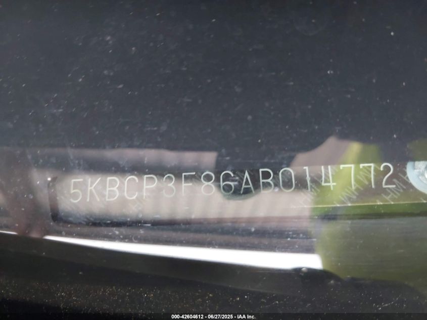 2010 Honda Accord 3.5 Ex-L VIN: 5KBCP3F86AB014772 Lot: 42604612