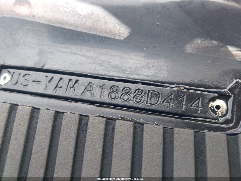 2014 Yamaha Other VIN: YAMA1888D414 Lot: 42605062
