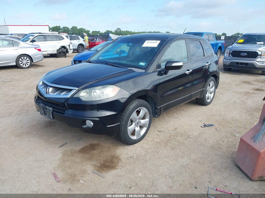 2009 Acura Rdx black other gasoline 5J8TB18209A003914 photo #3