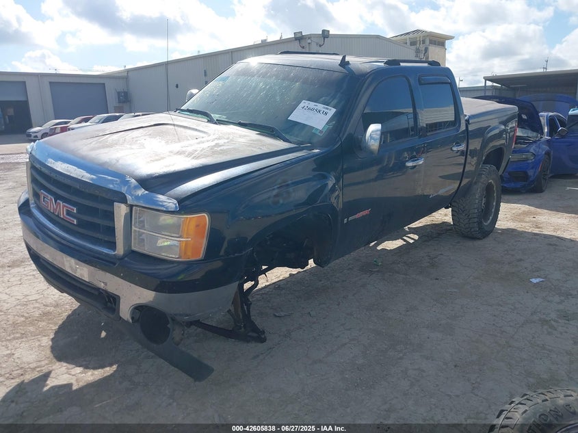 2007 GMC Sierra 1500 Slt black truck gasoline 3GTEK13Y57G553692 photo #3