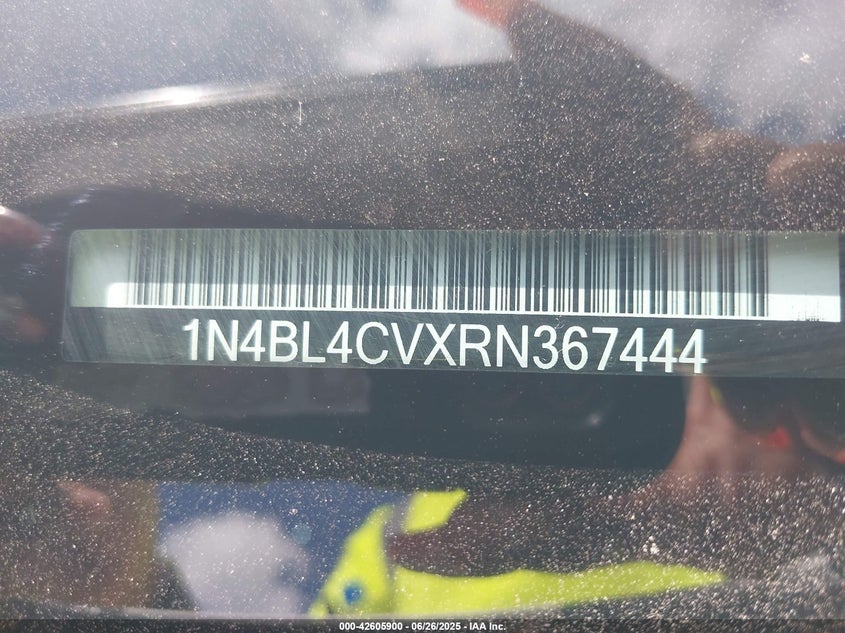2024 NISSAN ALTIMA VIN: 1N4BL4CVXRN367444