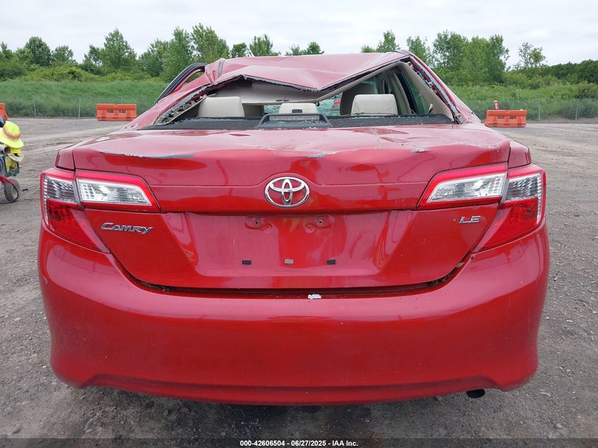 2012 TOYOTA CAMRY VIN: 4T4BF1FK6CR241601