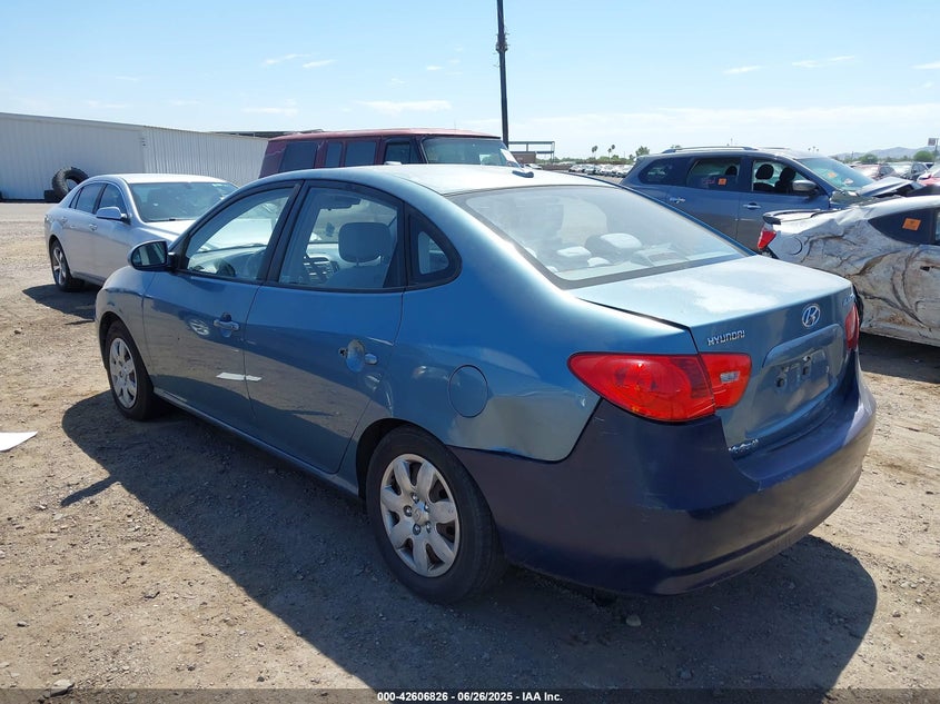 2007 HYUNDAI ELANTRA VIN: KMHDU46DX7U136738