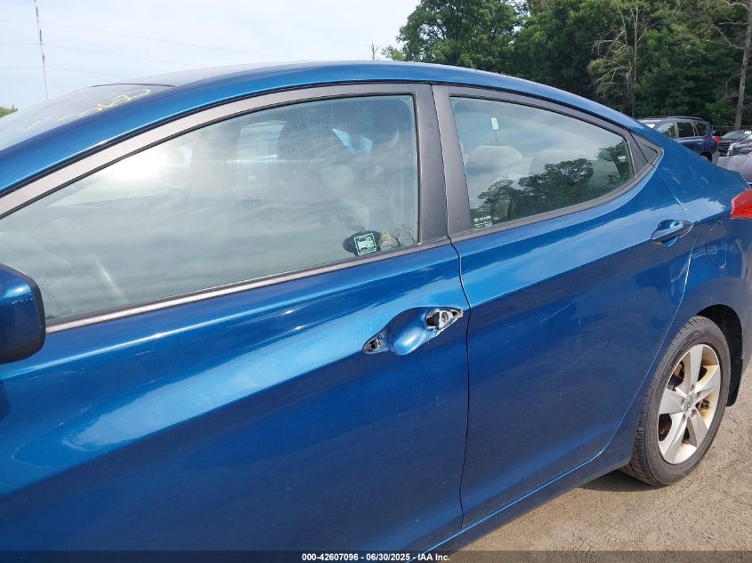 2013 Hyundai Elantra Gls VIN: KMHDH4AE4DU952909 Lot: 42607096