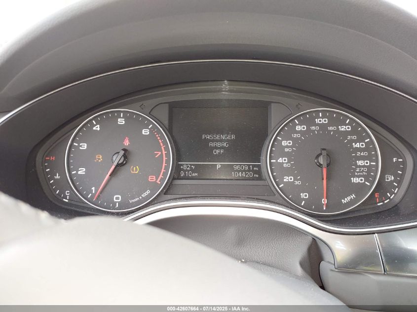 2013 Audi A6 2.0T Premium VIN: WAUFFAFC9DN080565 Lot: 42607664