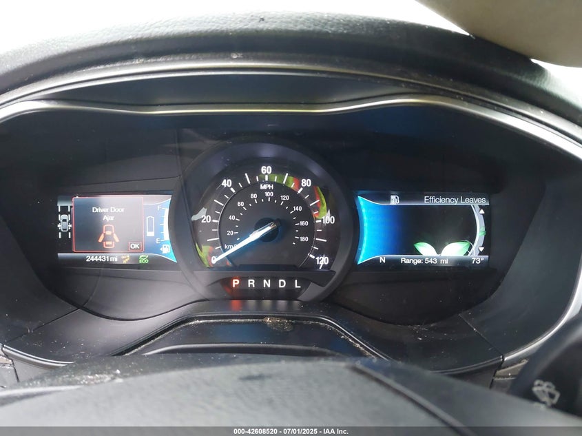 VIN 3FA6P0LU8KR181572 2019 FORD FUSION HYBRID SE