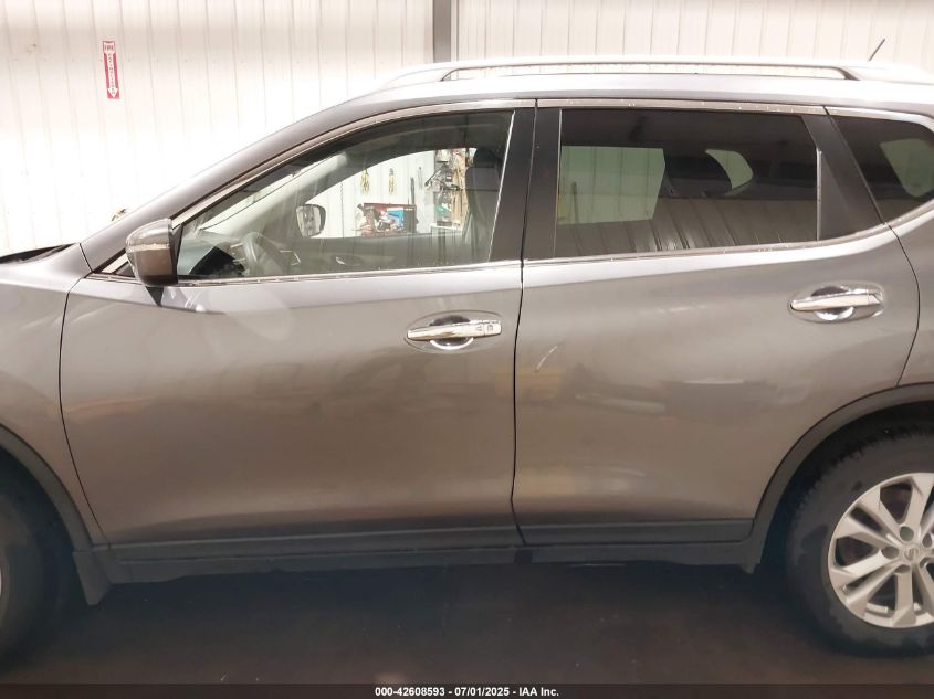 2015 Nissan Rogue Sv VIN: KNMAT2MV5FP552249 Lot: 42608593