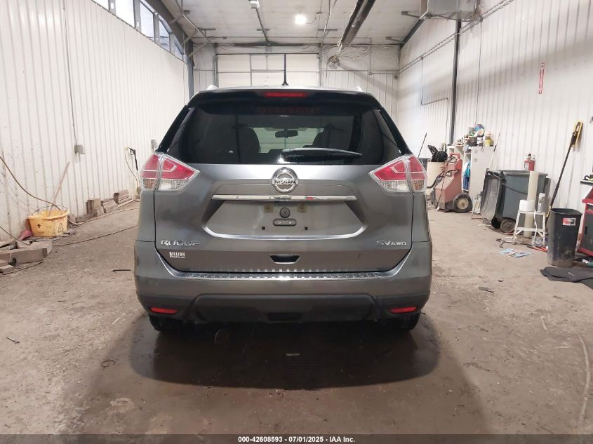 2015 Nissan Rogue Sv VIN: KNMAT2MV5FP552249 Lot: 42608593