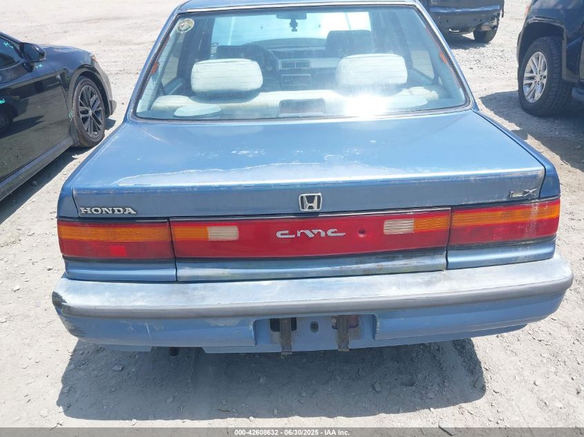 1991 Honda Civic VIN: 3454788 Lot: 42608632