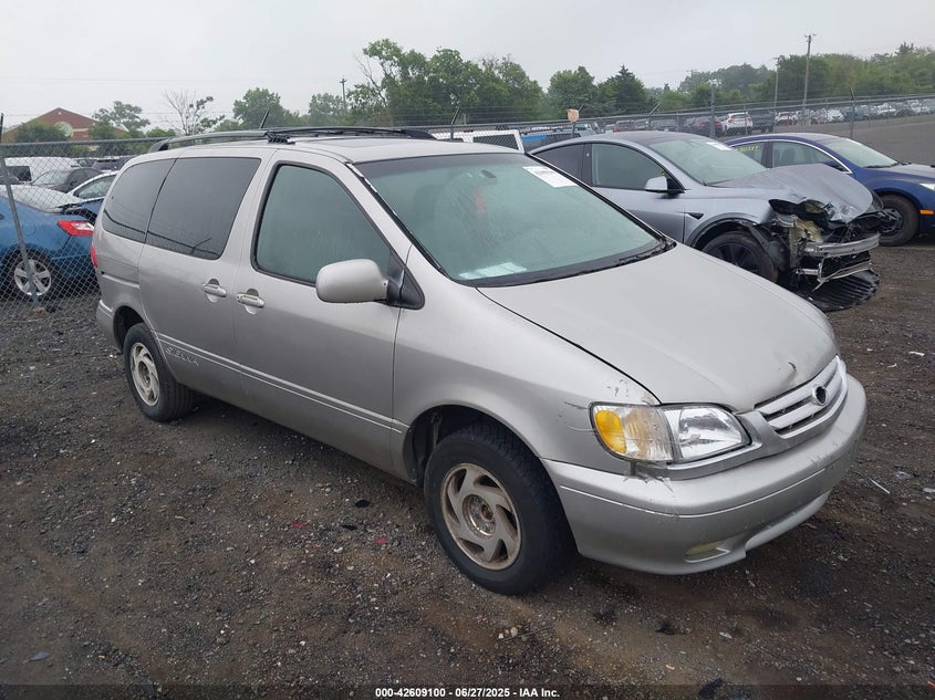 4T3ZF13C02U448108 2002 Toyota Sienna Xle auction photo 1
