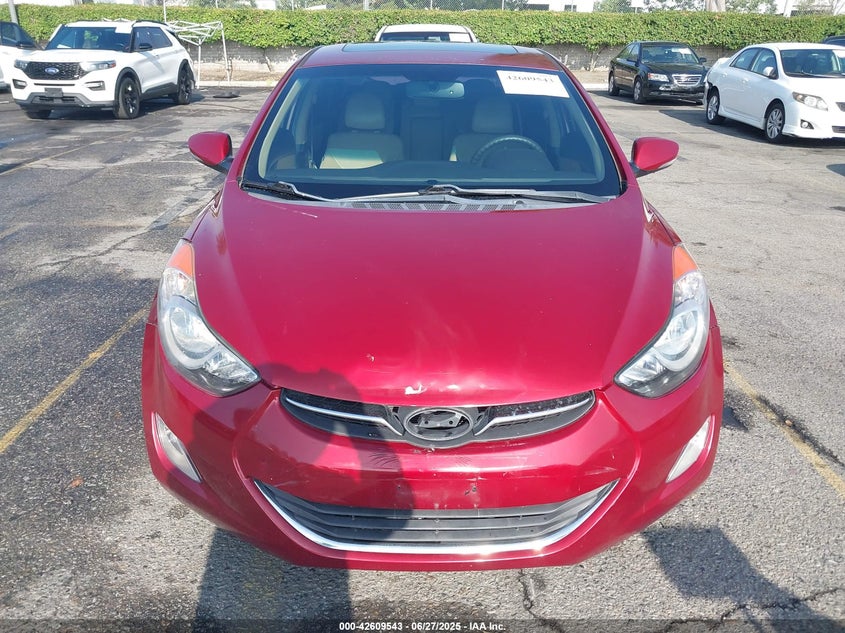 2013 HYUNDAI ELANTRA VIN: 5NPDH4AE6DH272573