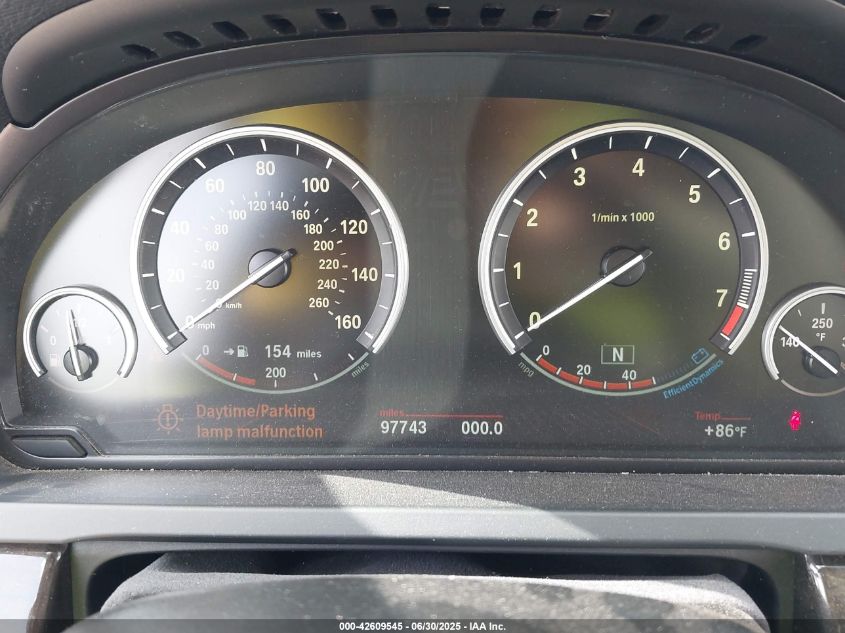 2012 BMW 750Li VIN: WBAKB8C53CC964455 Lot: 42609545