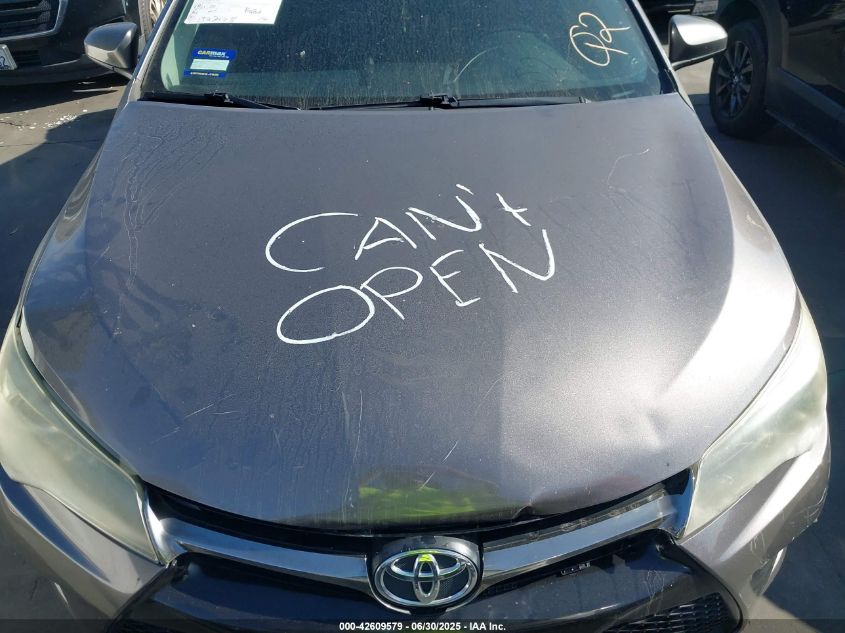 2016 Toyota Camry Se VIN: 4T1BF1FK2GU164015 Lot: 42609579