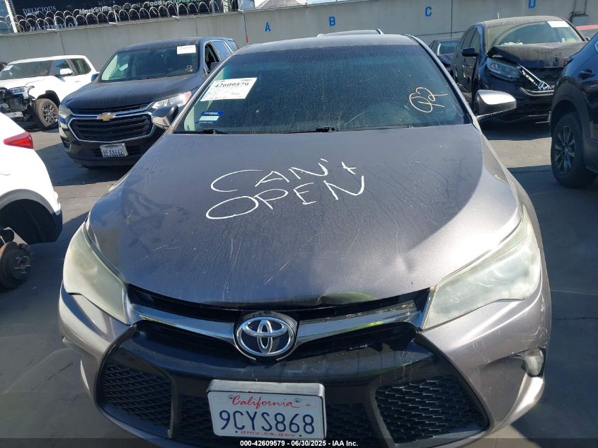 2016 Toyota Camry Se VIN: 4T1BF1FK2GU164015 Lot: 42609579