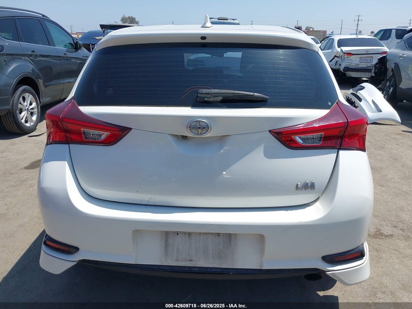 2016 SCION IM VIN: JTNKARJEXGJ504513