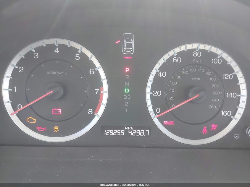 2012 HONDA ACCORD VIN: 1HGCP2F48CA161887