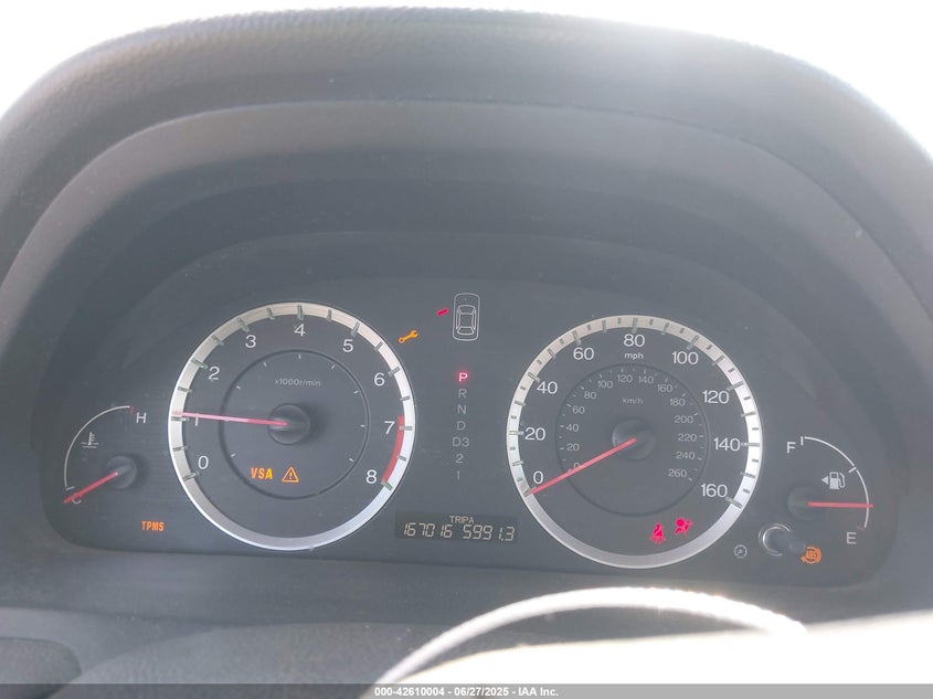 2008 HONDA ACCORD VIN: 1HGCP36838A009113