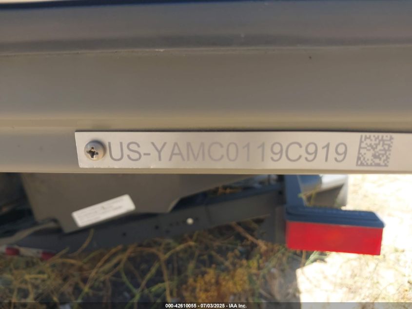 2019 Yamaha Other VIN: YAMC0119C919 Lot: 42610055