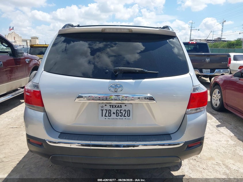 2012 TOYOTA HIGHLANDER VIN: 5TDZA3EH0CS030136